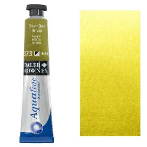 Daler-Rowney Aquafine Watercolour 8ml Green Gold