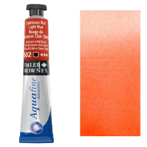 Daler-Rowney Aquafine Watercolour 8ml Cadmium Red Light Hue