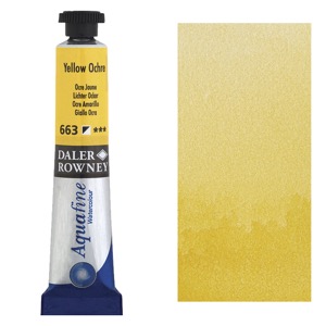 Daler-Rowney Aquafine Watercolour 8ml Yellow Ochre