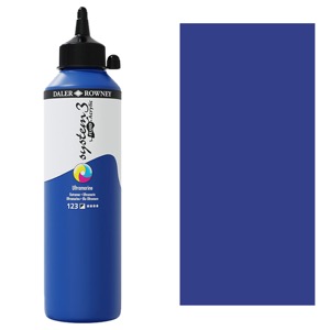 Daler-Rowney System3 Fluid Acrylic 500ml Ultramarine