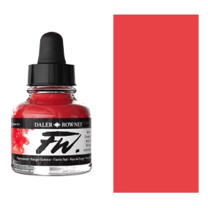 Daler-Rowney FW Acrylic Ink 1oz Flame Red