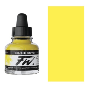 Daler-Rowney FW Acrylic Ink 1oz Lemon Yellow