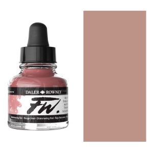 Daler-Rowney FW Acrylic Ink 1oz Shimmering Red