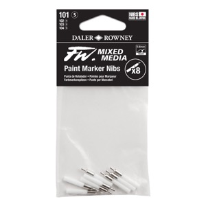 Daler-Rowney FW Mixed Media Paint Marker Nibs 8 Pack 0.8mm Tech