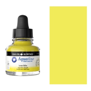 Daler-Rowney Aquafine Watercolour Ink 29.5ml Lemon Yellow