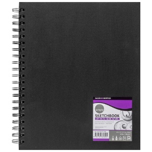 Daler-Rowney Hard Sketchbook Spiral Bound 80 Sheets 8.5"x11"