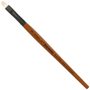 Artist's Loft Sorrento Synthetic Bristle Oil Brush Short Filbert #4