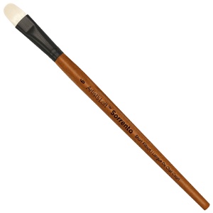 Artist's Loft Sorrento Synthetic Bristle Oil Brush Short Filbert #6