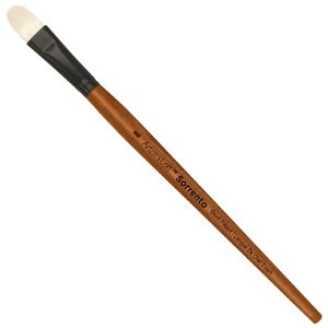 Artist's Loft Sorrento Synthetic Bristle Oil Brush Short Filbert #8