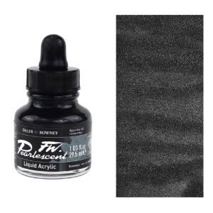 Daler-Rowney FW Pearlescent Liquid Acrylic Ink 1oz Black