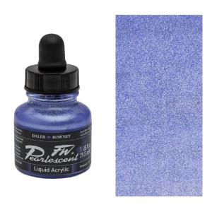 Daler-Rowney FW Pearlescent Liquid Acrylic Ink 1oz Dutch Blue