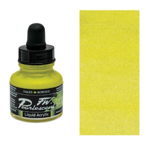 Daler-Rowney FW Pearlescent Liquid Acrylic Ink 1oz Genesis Green