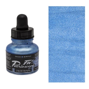 Daler-Rowney FW Pearlescent Liquid Acrylic Ink 1oz Sky Blue