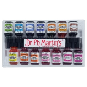 Dr. Ph. Martin's Radiant Concentrated Watercolor 0.5oz x 14 Set D