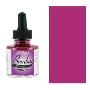 Dr. Ph. Martin's Bombay Waterproof India Ink 1oz Red Violet