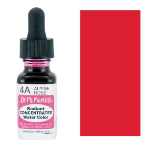 Dr. Ph. Martin's Radiant Concentrated Watercolor 0.5oz Alpine Rose