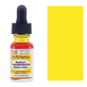 Dr. Ph. Martin's Radiant Concentrated Watercolor 0.5oz Daffodil Yellow
