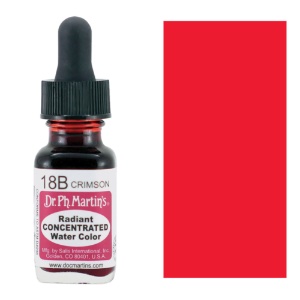 Dr. Ph. Martin's Radiant Concentrated Watercolor 0.5oz Crimson