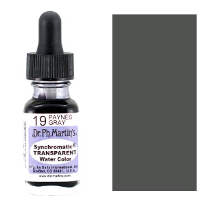 Dr. Ph. Martin's Synchromatic Transparent Watercolor 0.5oz Payne's Gray