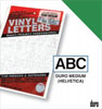 Duro Adhesive Vinyl Helvetica Numbers 6" Green