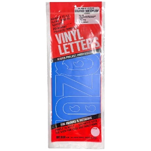 Duro Adhesive Vinyl Helvetica Letters 6" Blue
