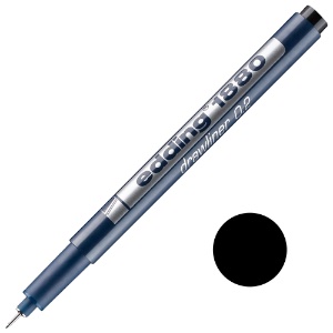 Edding 1880 Drawliner Pen 0.2mm Black