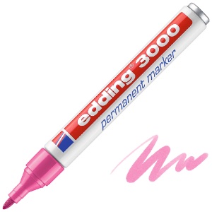 Edding 3000 Permanent Marker Round Pink