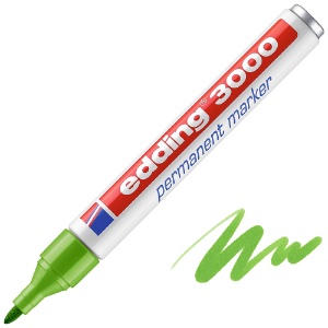 Edding 3000 Permanent Marker Round Light Green