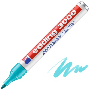Edding 3000 Permanent Marker Round Turquoise