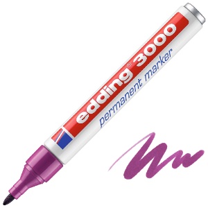 Edding 3000 Permanent Marker Round Magenta