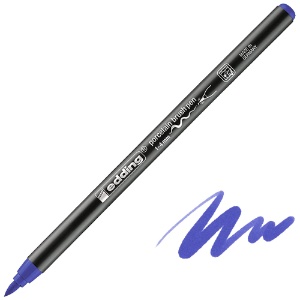 Edding 4200 Porcelain Brush Pen 1-4mm Blue
