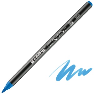 Edding 4200 Porcelain Brush Pen 1-4mm Light Blue