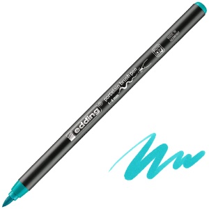 Edding 4200 Porcelain Brush Pen 1-4mm Turquoise