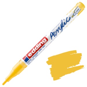 Edding Acrylic Paint Marker Fine - Traffic Yellow