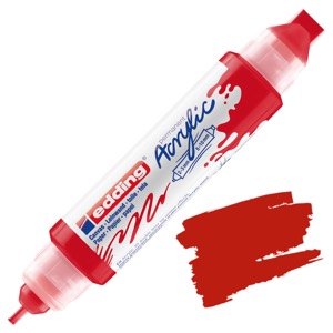 Edding Acrylic Paint Marker Double Liner - Traffic Red