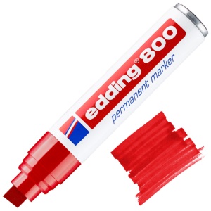 Edding 800 Permanent Marker Broad Red