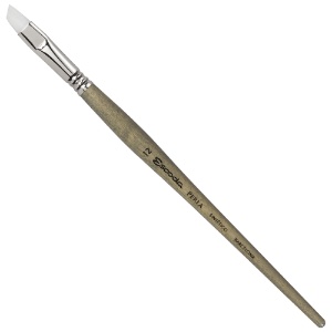 Escoda Perla White Toray Synthetic Brush Series 1580 Angle #12