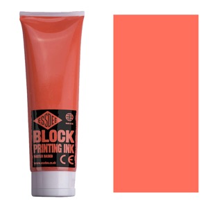 Essdee Block Printing Ink 300ml Fluorescent Orange