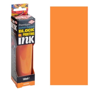 Essdee Premium Water-Based Block Printing Ink 100ml Orange
