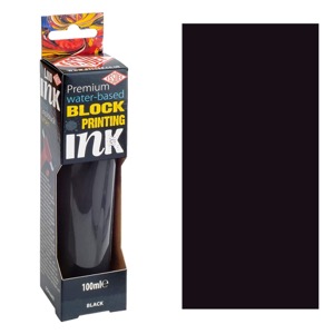 Essdee Premium Water-Based Block Printing Ink 100ml Black