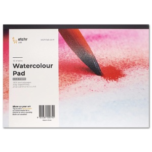 Etchr Lab Wood Pulp Watercolour A4 Pad 8.3"x11.7" Cold Press