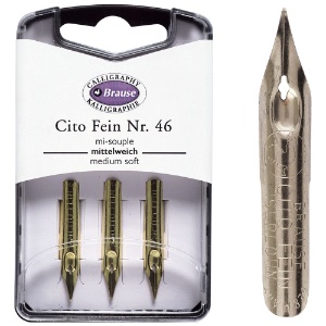 Brause Calligraphy Cito Fein 46 Nib 3 Pack