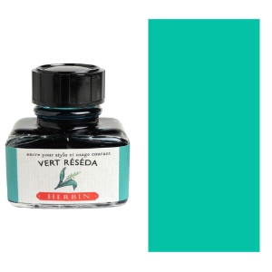 J. Herbin La Perle des Encres Fountain Pen Ink 30ml Vert Reseda