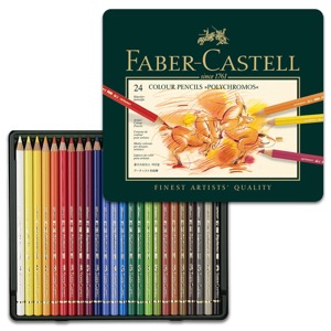 Polychromos Artists Colored Pencils 24 Color Set