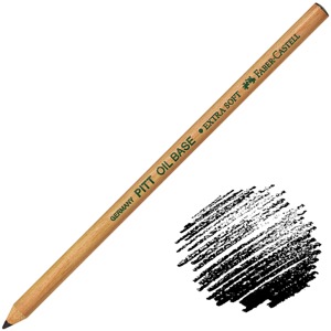 PITT Oil-Based Pastel Pencil - Black Extra Soft