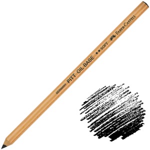 PITT Oil-Based Pastel Pencil - Black Soft