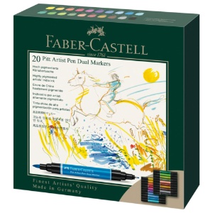 Faber-Castell Pitt Artist Pen Dual Marker 20 Set
