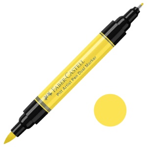 Faber-Castell Pitt Artist Pen Dual Marker Yellow Glaze