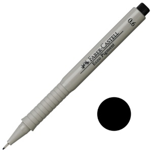 Faber-Castell Ecco Pigment Pen 0.6mm Black