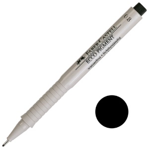 Faber-Castell Ecco Pigment Pen 0.8mm Black